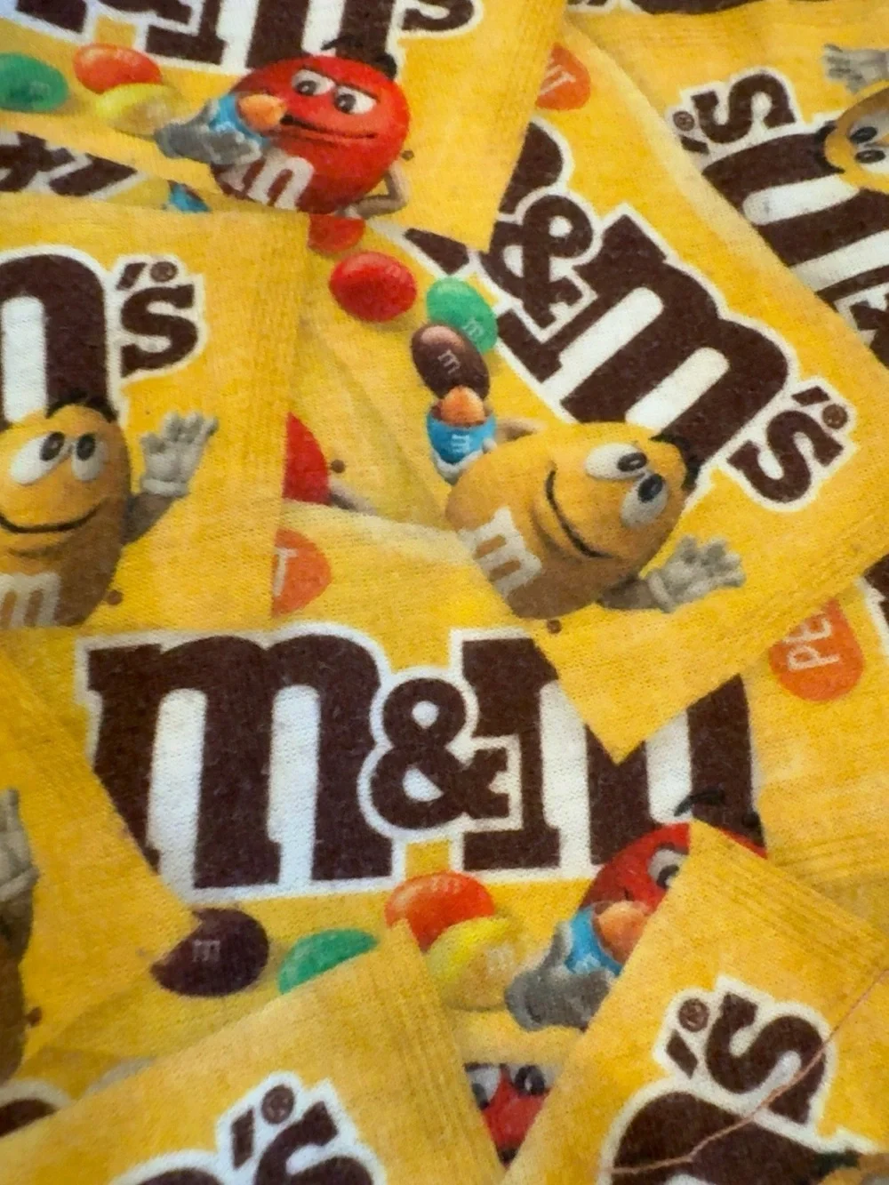 M&M’s Peanut Print Pajama Pants Lounge Sleep Pants Size Large EUC - Picture 9 of 10